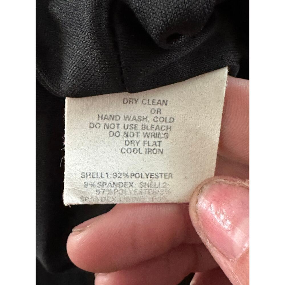 Vintage Jessica Mcclintock Black White Strapless Gunne Sax Gown Dress Size 4 - Picture 10 of 10